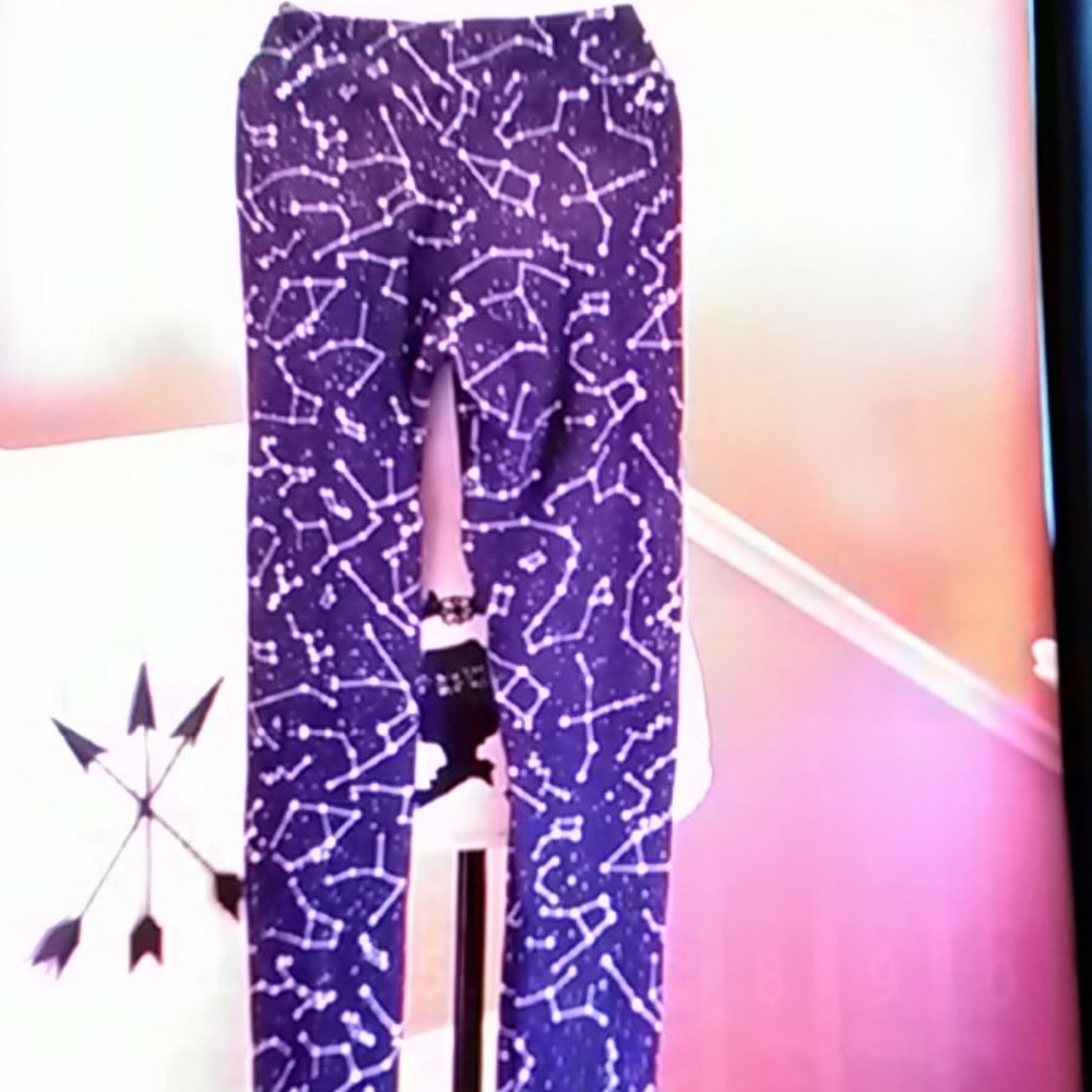 NWT Lularoe leggings space constellation's unicorn